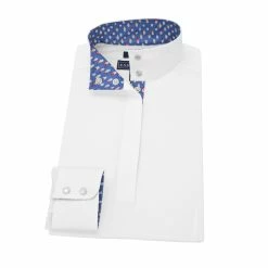 Essex Classics Ladies "Snowcones" Talent Yarn Straight Collar Long Sleeve Show Shirt