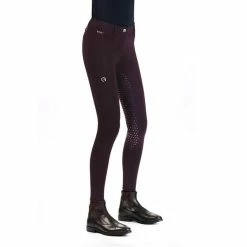 EGO 7 Women's Dressage FG Breech 28 EGO 7 Women's Dressage FG Breech -Farm House Tack Sales Shop Ego7 Dressage.FG .Breeches Bordeaux Side