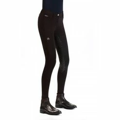 EGO 7 Women's Dressage FG Breech 29 EGO 7 Women's Dressage FG Breech -Farm House Tack Sales Shop Ego7 Dressage.FG .Breeches Chocolate Side