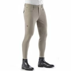 EGO 7 Men's Jumping EJ Knee Patch Breeches 16 EGO 7 Men's Jumping EJ Knee Patch Breeches -Farm House Tack Sales Shop Ego7 EJ Jumping Breech beige 12564.1586202832.1280.1280