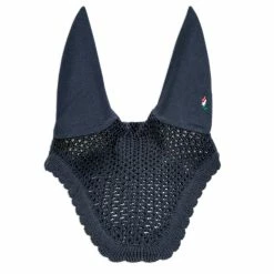 Equiline Kim Ear Bonnet -Farm House Tack Sales Shop Eqline E055 navy