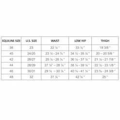Equiline Women's CrendaK B-Move Knee Grip Breeches 13 Equiline Women's CrendaK B-Move Knee Grip Breeches -Farm House Tack Sales Shop Equiline Womens breech size chart 00 6c9f3280 863b 45bc 8596 e49b506b1a76