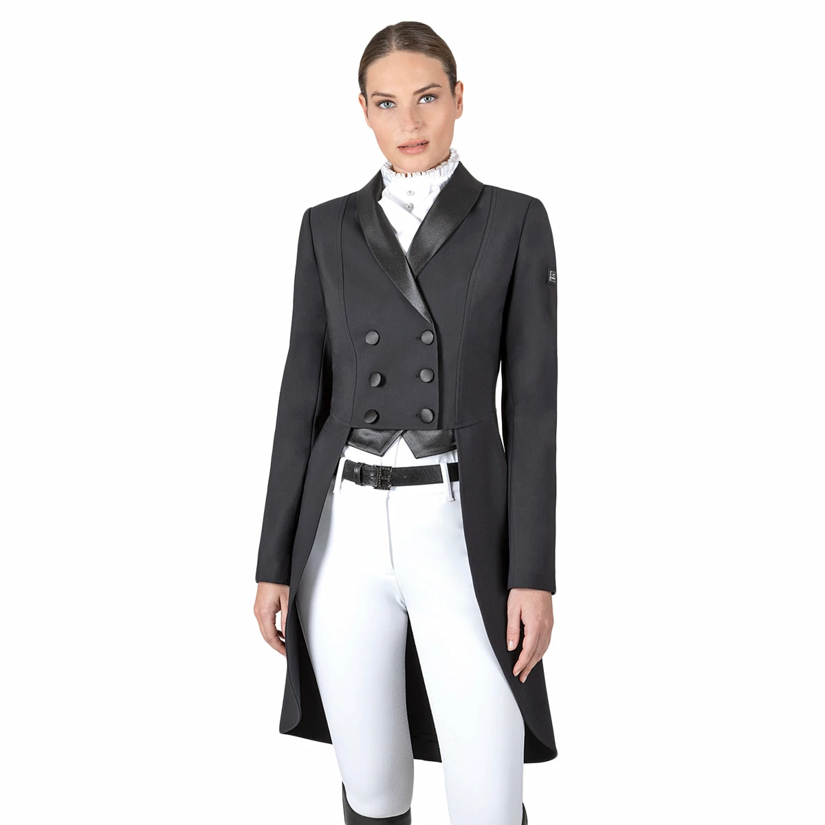 Equiline Women's Grag Satin Collar Tailcoat 1 Equiline Women's Grag Satin Collar Tailcoat