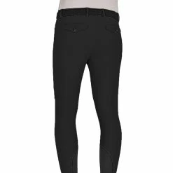 Equiline Men's EdukeK B-Move UV Protection Knee Grip Breeches -Farm House Tack Sales Shop Equiline EdukeK Mens.KG .Breech Black 00