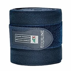 Equiline Polo Fleece Bandage Set -Farm House Tack Sales Shop Equiline Polo.Fleece.Bandages Navy Set.of .4 121md04000002