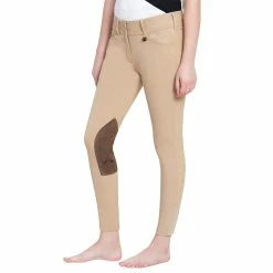 Equine Couture Ladies Coolmax Champion Knee Patch Breeches -Farm House Tack Sales Shop Equine.Couture Lds.Cmax .chmp .kp .brch tan 110339 4