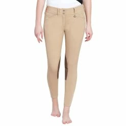 Equine Couture Ladies Coolmax Champion Knee Patch Breeches -Farm House Tack Sales Shop Equine.Couture Lds.Cmax .chmp .kp .brch tan 110339 5