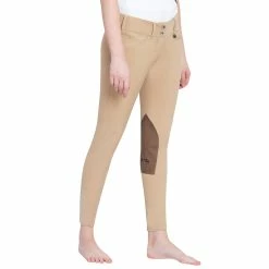 Equine Couture Ladies Coolmax Champion Knee Patch Breeches -Farm House Tack Sales Shop Equine.Couture Lds.Cmax .chmp .kp .brch tan 110339 7