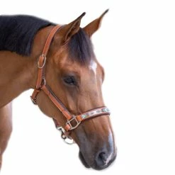 Penelope Pearl Halter -Farm House Tack Sales Shop FrenchEq 510311302 PearlHalter.brandy1