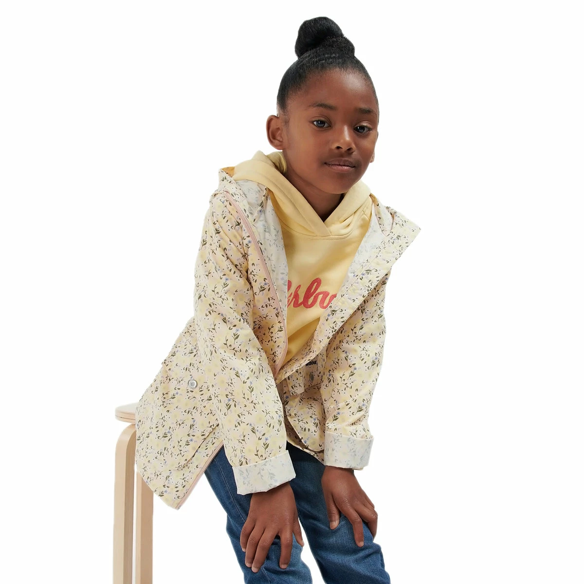 Barbour Girl's Printed Maar Showerproof Poncho 5 Barbour Girl's Printed Maar Showerproof Poncho - Image 5