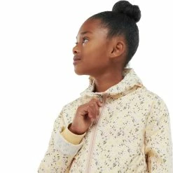 Barbour Girl's Printed Maar Showerproof Poncho 16 Barbour Girl's Printed Maar Showerproof Poncho -Farm House Tack Sales Shop GSP0009OR12 05detaila model