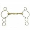 German Silver Continental Solid French Link Gag Bit