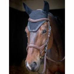 Jump'in Glitter Fly Veils -Farm House Tack Sales Shop Glitter Fly veil Black jumpin