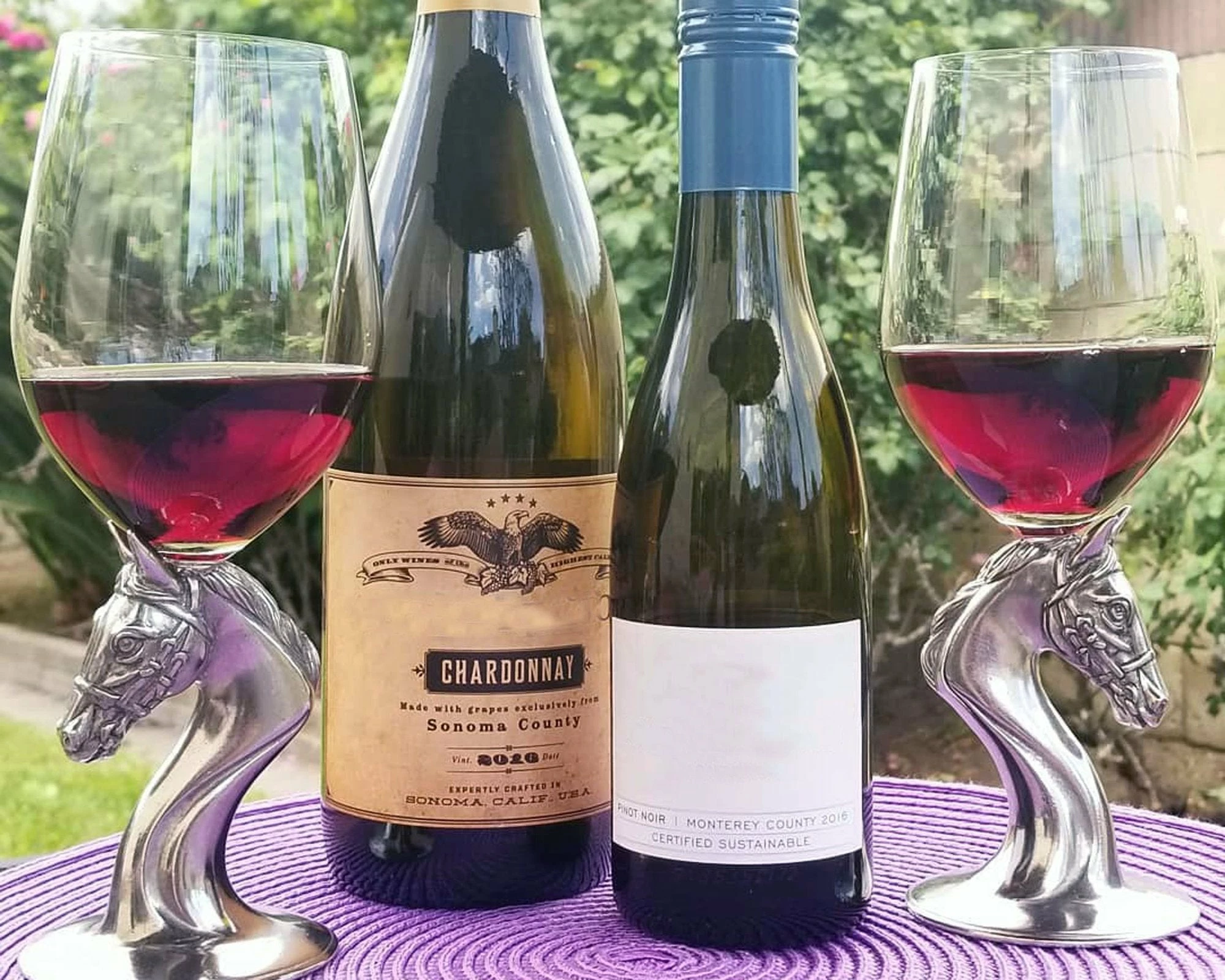 Arthur Court Horse Head Wine Glass 2 Arthur Court Horse Head Wine Glass - Image 2