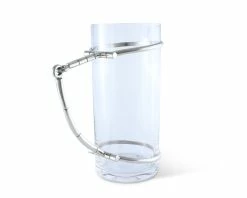 Arthur Court Horse Bit Glass Pitcher