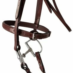Huntley Equestrian Classic Fancy Stitched Hunter Bridle With Reins -Farm House Tack Sales Shop Huntley.Equestrian Classic.Fancy .Stitched.Bridle.With .Reins Brown Detail.2