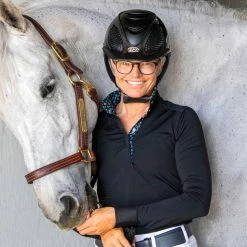 Essex Classics Ladies Plumbago “Dusk” Black Jumper Performance Show Shirt