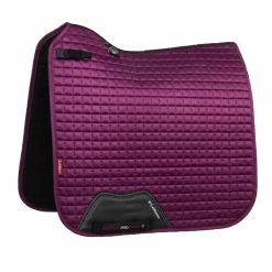 LeMieux Suede Dressage Square Pad 30 LeMieux Suede Dressage Square Pad -Farm House Tack Sales Shop IT01296 LeMieux.Suede .Dressage.Pad Plum