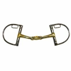 Jump'in French Link D-Ring Snaffle Bit With Hooks