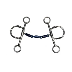 Jump'in Blue Steel Waterford Elevator Gag Bit