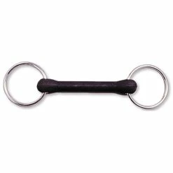 Rubber Covered Mouth Loose Ring Snaffle Bit