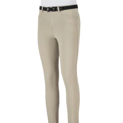 Equiline JhoanK Boy's Knee Patch Breeches 10 Equiline JhoanK Boy's Knee Patch Breeches -Farm House Tack Sales Shop JhoanKbeige1