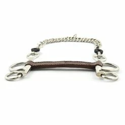 Jump'in Small Cheek Flat Leather Pelham Bit