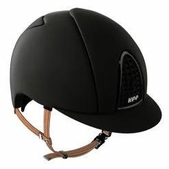 KEP Cromo 2.0 Matt Black Helmet 12 KEP Cromo 2.0 Matt Black Helmet -Farm House Tack Sales Shop KEP.Italia Cromo.2.0 Matt.Black .Helmet Beige.Chin .Strap CRB2.BLK .M.BLK2 03