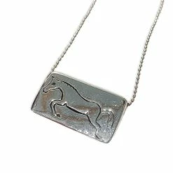 Michel McNabb Jumping Horse Pendant