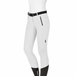 Equiline CantaK Women's B-Move Knee Patch Breeches -Farm House Tack Sales Shop N08975 Cantak 001 Front DEA