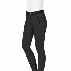 Equiline CantaK Women's B-Move Knee Patch Breeches -Farm House Tack Sales Shop N08975 Cantak 006 Front DEA