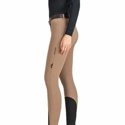 Equiline Women's Etraek B-Move Knee Grip Breeches -Farm House Tack Sales Shop N08985 253 Equiline Etraek KG.Breech B Move Camel 00