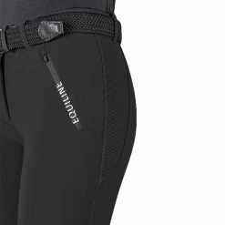 Equiline Women's ChoiceK B-Move Knee Grip Riding Breeches -Farm House Tack Sales Shop N09006 Equiline Choicek Knee.Grip .Breeches Black 02