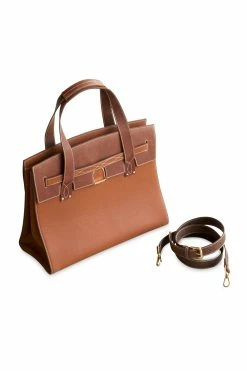 Oakbark & Chrome Stable Tote -Farm House Tack Sales Shop OakbarkChrome StableTote side