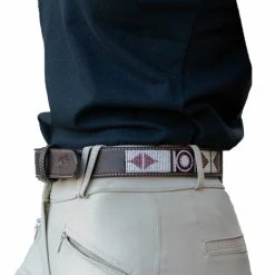 Penelope Pearl Belt -Farm House Tack Sales Shop Penelope Pearl.Belt Havana.Pink Front
