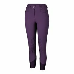 RJ Classics Harper Ladies' Natural Rise Silicone Knee Patch Breech -Farm House Tack Sales Shop Plum 97917962 8baf 4881 8816 d0c879d13ace