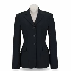 RJ Classics Ladies Skylar 37.5 Grey Label Show Coat -Farm House Tack Sales Shop RJ Skylar37.5GreyLabelShowCoat.black