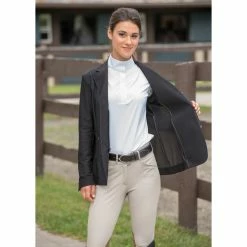 RJ Classics Harmony Ladies' Mesh Show Coat -Farm House Tack Sales Shop RJ Ladies Harmony black 92397.1584453338.1280.1280