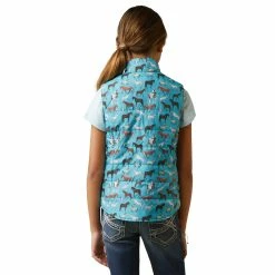 Ariat Youth Bella Reversible Vest -Farm House Tack Sales Shop S23 YTH ENGL 10043319 back