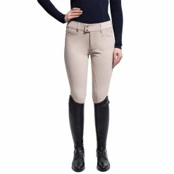 Samshield Women's Ambre Knee Grip Breeches -Farm House Tack Sales Shop Sam Ambre sand1