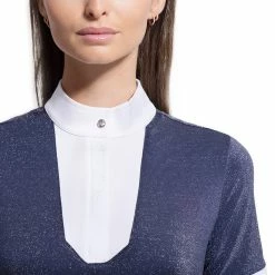 Samshield Women's Apollina Show Shirt -Farm House Tack Sales Shop Sam Apollina navylur2