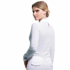 Samshield Women's Camille Show Shirt 7 Samshield Women's Camille Show Shirt -Farm House Tack Sales Shop Sam Camille grey3