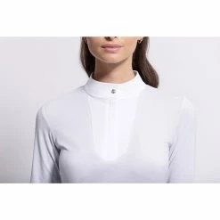 Samshield Women's Faustina Show Shirt 32 Samshield Women's Faustina Show Shirt -Farm House Tack Sales Shop Sam Faustina ltgreylur1