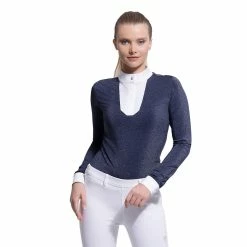 Samshield Women's Faustina Show Shirt 29 Samshield Women's Faustina Show Shirt -Farm House Tack Sales Shop Sam Faustina navylur1