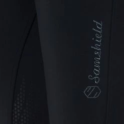 Samshield Women's Celeste Knee Grip Breeches -Farm House Tack Sales Shop Samsheild Celeste Navy Detail