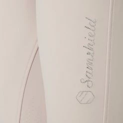 Samshield Women's Celeste Knee Grip Breeches -Farm House Tack Sales Shop Samsheild Celeste Powder.Pink Detail