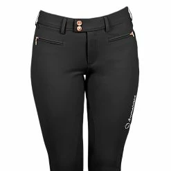 Samshield Women's Adele Knee Grip Breeches -Farm House Tack Sales Shop Samshield ADELE KG RG Black 05