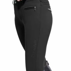 Samshield Women's Adele Knee Grip Breeches -Farm House Tack Sales Shop Samshield Adele Blk 01