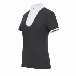 Samshield Women's Apollina Show Shirt -Farm House Tack Sales Shop Samshield Apollina Black Front