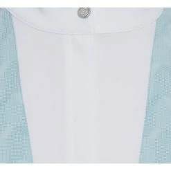 Samshield Women's Apollina Show Shirt -Farm House Tack Sales Shop Samshield Apollina Seagreendot Front Detail